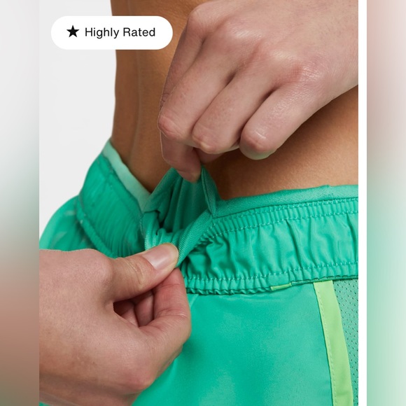 NWT Nike Tempo Women’s Brief Lined Running Shorts Sustainable Lightweight - Picture 5 of 8